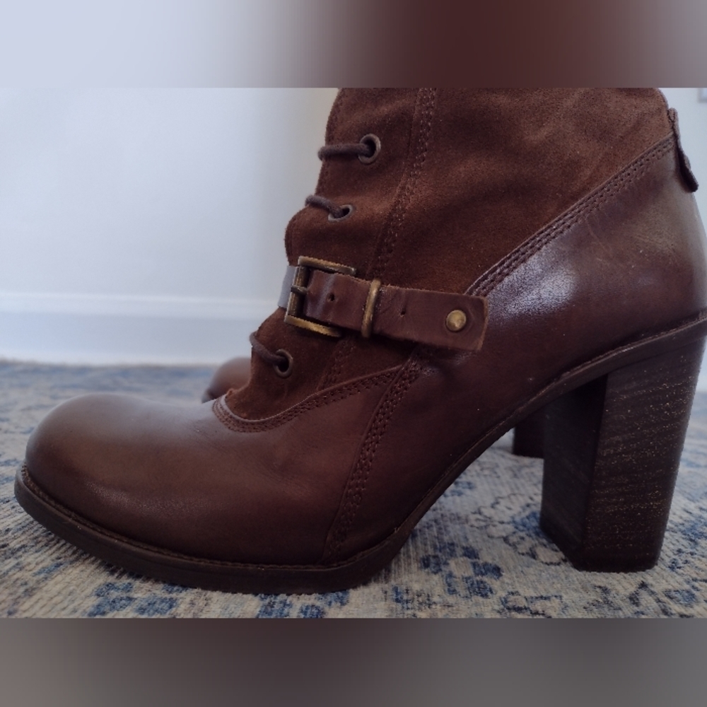 Alberto Fermani Brown Lace Up Boots - Picture 11 of 16